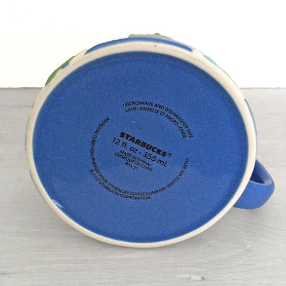 Starbucks Blue Iris Flower Coffee Mug Summer 2021 Limited Edition - Picture 5 of 6
